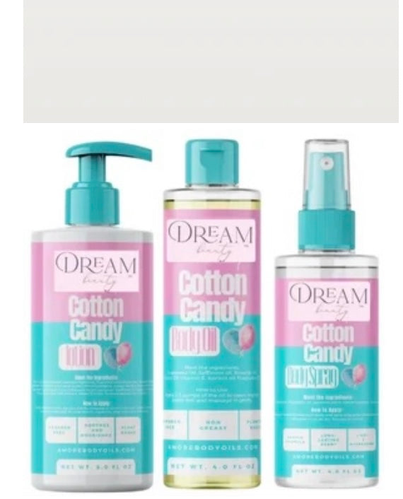Cotton candy body oil