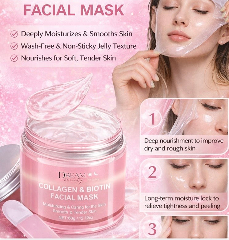 COLLAGEN & BIOTIN FACE MASK