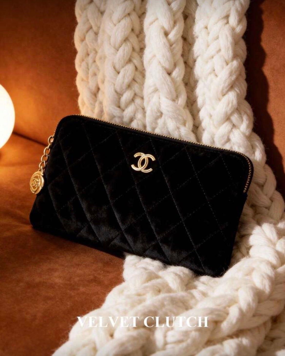 CHANEL Large Pink Travel Makeup Bag Set