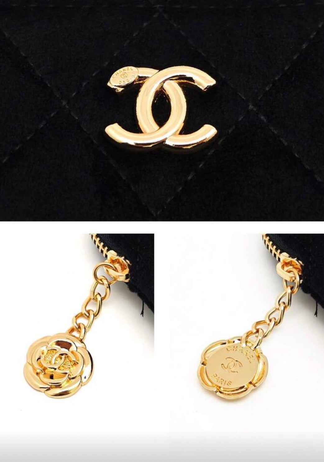 CHANEL Large Pink Travel Makeup Bag Set