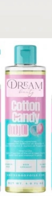 Cotton candy body oil